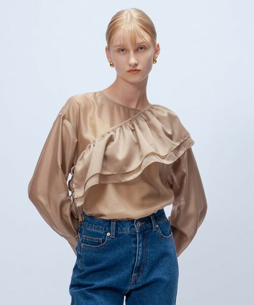cloenc / クロエンス シャツ・ブラウス | 【手洗い可】4wayフリル付きブラウス | 詳細2