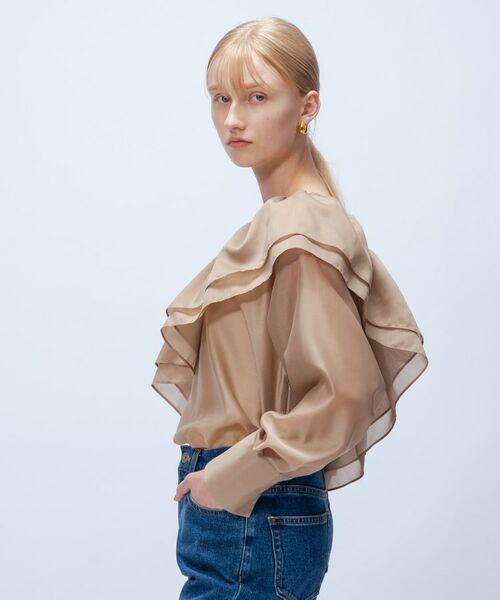 cloenc / クロエンス シャツ・ブラウス | 【手洗い可】4wayフリル付きブラウス | 詳細3