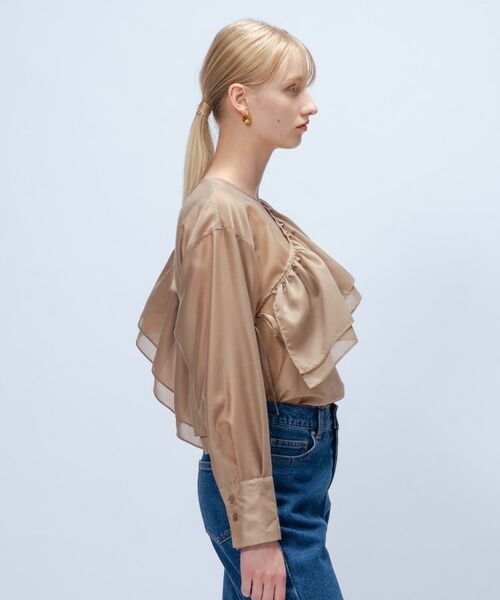 cloenc / クロエンス シャツ・ブラウス | 【手洗い可】4wayフリル付きブラウス | 詳細5