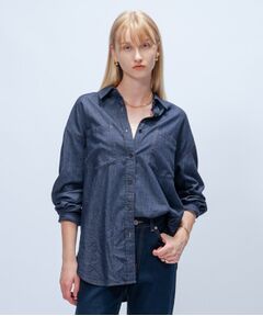 cloenc / クロエンス シャツ・ブラウス | 【マシンウォッシュ】ライトウェイトデニムシャツ