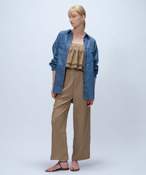cloenc / クロエンス シャツ・ブラウス | 【マシンウォッシュ】ライトウェイトデニムシャツ | 詳細1