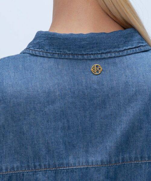 cloenc / クロエンス シャツ・ブラウス | 【マシンウォッシュ】ライトウェイトデニムシャツ | 詳細11