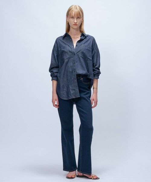 cloenc / クロエンス シャツ・ブラウス | 【マシンウォッシュ】ライトウェイトデニムシャツ | 詳細13