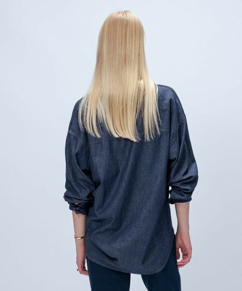 cloenc / クロエンス シャツ・ブラウス | 【マシンウォッシュ】ライトウェイトデニムシャツ | 詳細16