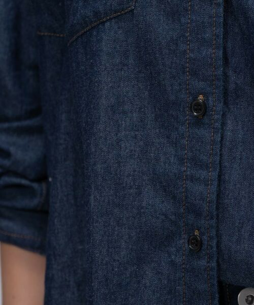 cloenc / クロエンス シャツ・ブラウス | 【マシンウォッシュ】ライトウェイトデニムシャツ | 詳細18