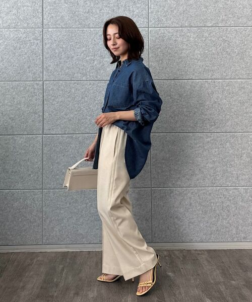 cloenc / クロエンス シャツ・ブラウス | 【マシンウォッシュ】ライトウェイトデニムシャツ | 詳細20