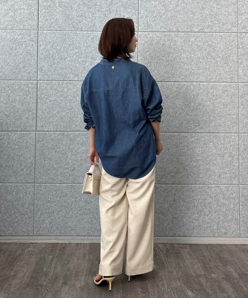 cloenc / クロエンス シャツ・ブラウス | 【マシンウォッシュ】ライトウェイトデニムシャツ | 詳細21
