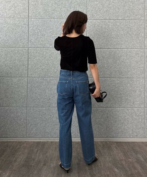 cloenc / クロエンス カットソー | 【手洗い可】フロッキーベロアトップス | 詳細23