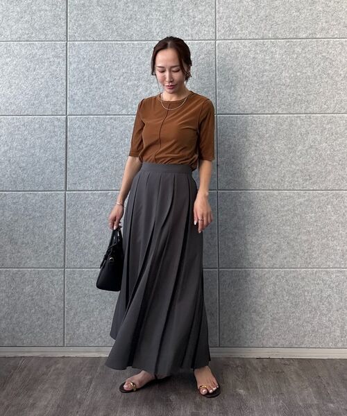 cloenc / クロエンス カットソー | 【手洗い可】フロッキーベロアトップス | 詳細25