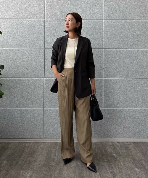 cloenc / クロエンス カットソー | 【手洗い可】フロッキーベロアトップス | 詳細26