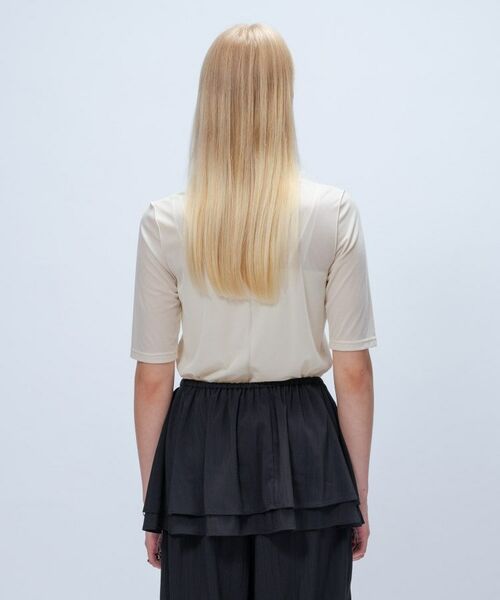 cloenc / クロエンス カットソー | 【手洗い可】フロッキーベロアトップス | 詳細4