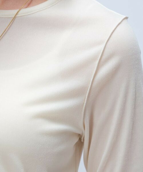cloenc / クロエンス カットソー | 【手洗い可】フロッキーベロアトップス | 詳細6