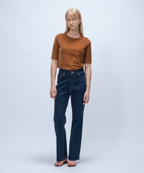 cloenc / クロエンス カットソー | 【手洗い可】フロッキーベロアトップス | 詳細7