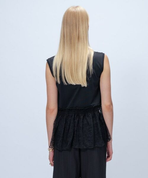 cloenc / クロエンス カットソー | 【マシンウォッシュ】レースペプラムカットソー | 詳細14