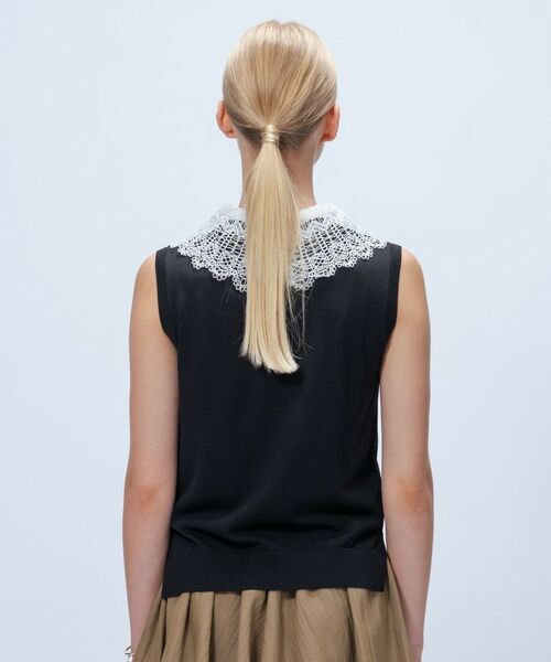 cloenc / クロエンス カットソー | 【手洗い可】2wayレース衿付きプルオーバー | 詳細19