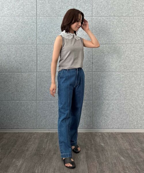 cloenc / クロエンス カットソー | 【手洗い可】2wayレース衿付きプルオーバー | 詳細22