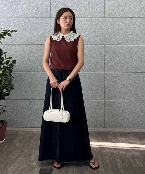 cloenc / クロエンス カットソー | 【手洗い可】2wayレース衿付きプルオーバー | 詳細24