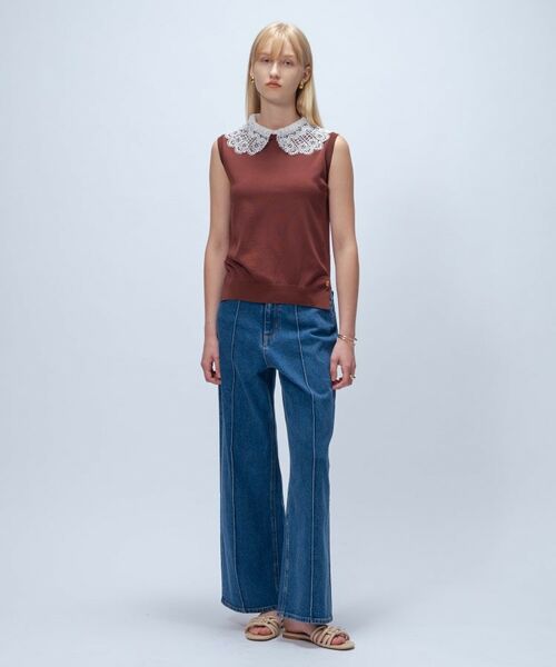 cloenc / クロエンス カットソー | 【手洗い可】2wayレース衿付きプルオーバー | 詳細6