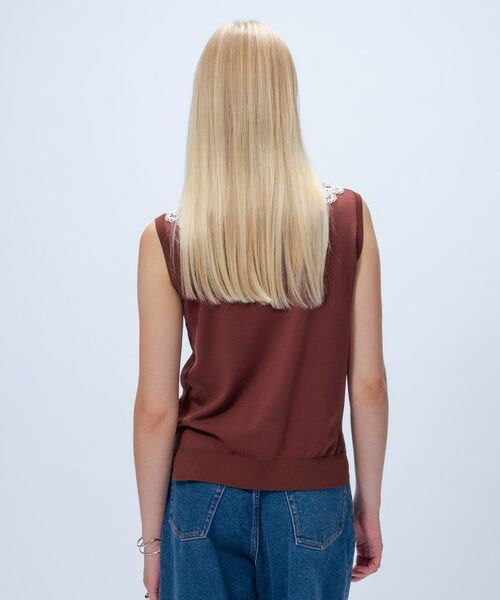 cloenc / クロエンス カットソー | 【手洗い可】2wayレース衿付きプルオーバー | 詳細9