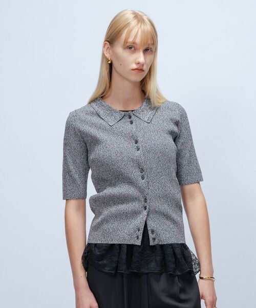 cloenc / クロエンス ニット・セーター | 【マシンウォッシュ】ポロカラープルオーバー | 詳細13