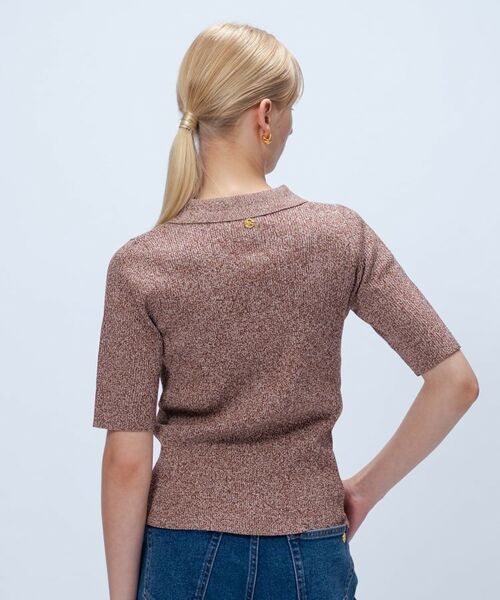 cloenc / クロエンス ニット・セーター | 【マシンウォッシュ】ポロカラープルオーバー | 詳細4