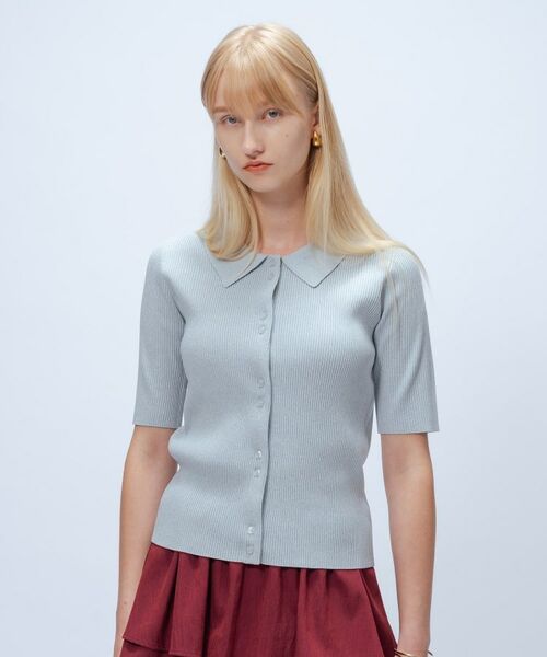 cloenc / クロエンス ニット・セーター | 【マシンウォッシュ】ポロカラープルオーバー | 詳細7