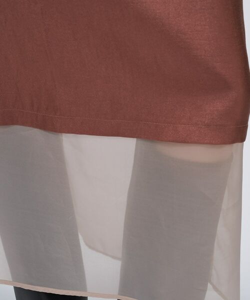 cloenc / クロエンス ロング・マキシ丈スカート | 【手洗い可】シアーレイヤードスカート | 詳細12