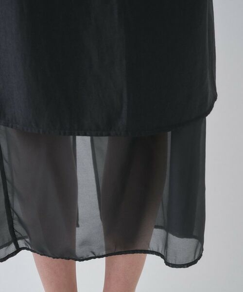 cloenc / クロエンス ロング・マキシ丈スカート | 【手洗い可】シアーレイヤードスカート | 詳細22
