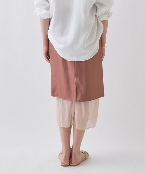 cloenc / クロエンス ロング・マキシ丈スカート | 【手洗い可】シアーレイヤードスカート | 詳細27