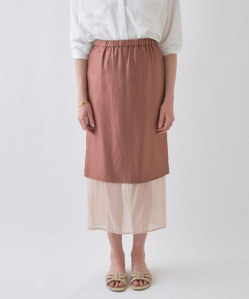 cloenc / クロエンス ロング・マキシ丈スカート | 【手洗い可】シアーレイヤードスカート | 詳細28