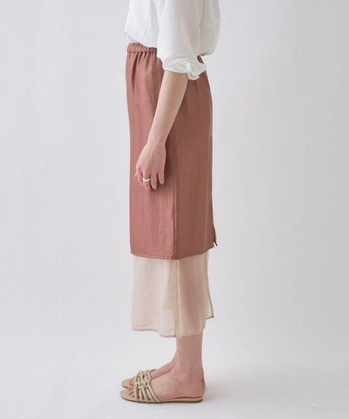 cloenc / クロエンス ロング・マキシ丈スカート | 【手洗い可】シアーレイヤードスカート | 詳細29