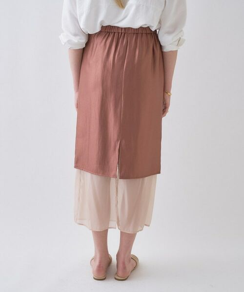 cloenc / クロエンス ロング・マキシ丈スカート | 【手洗い可】シアーレイヤードスカート | 詳細30