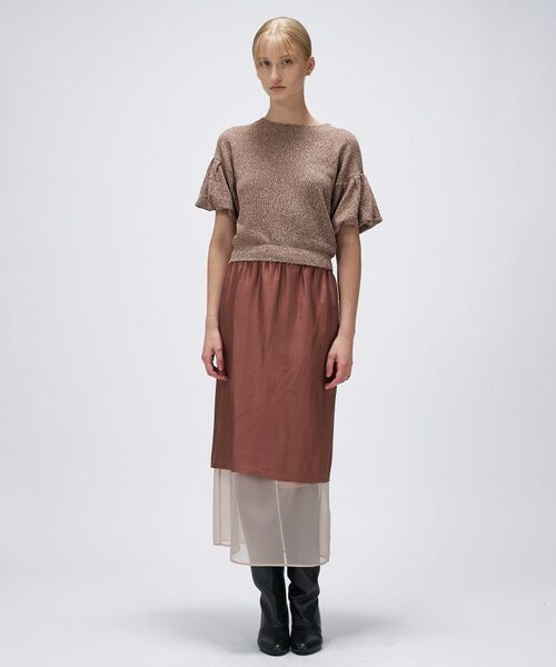 cloenc / クロエンス ロング・マキシ丈スカート | 【手洗い可】シアーレイヤードスカート | 詳細6