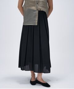 cloenc / クロエンス ロング・マキシ丈スカート | 【手洗い可】ワイドプリーツスカート