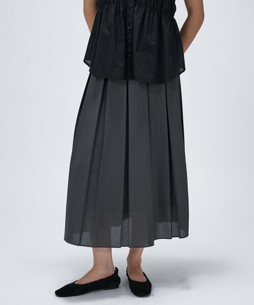 cloenc / クロエンス ロング・マキシ丈スカート | 【手洗い可】ワイドプリーツスカート | 詳細11