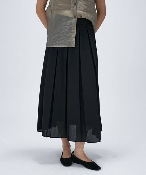 cloenc / クロエンス ロング・マキシ丈スカート | 【手洗い可】ワイドプリーツスカート | 詳細16