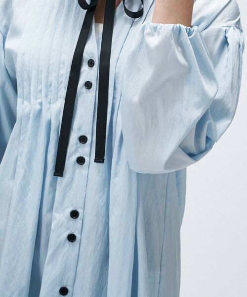 cloenc / クロエンス シャツ・ブラウス | 【マシンウォッシュ】リボンピンタックブラウス | 詳細11