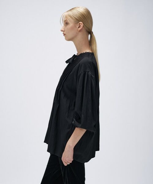 cloenc / クロエンス シャツ・ブラウス | 【マシンウォッシュ】リボンピンタックブラウス | 詳細15
