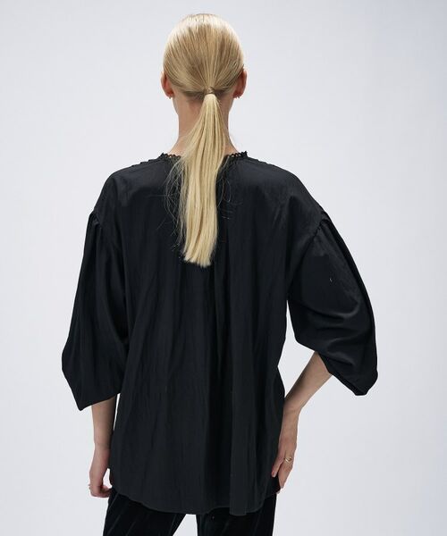 cloenc / クロエンス シャツ・ブラウス | 【マシンウォッシュ】リボンピンタックブラウス | 詳細16