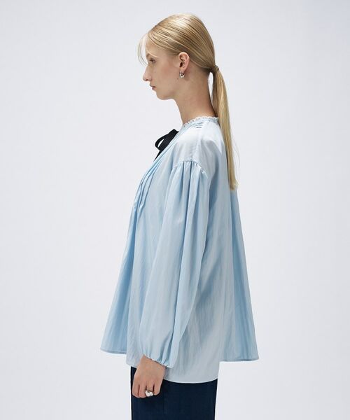 cloenc / クロエンス シャツ・ブラウス | 【マシンウォッシュ】リボンピンタックブラウス | 詳細8