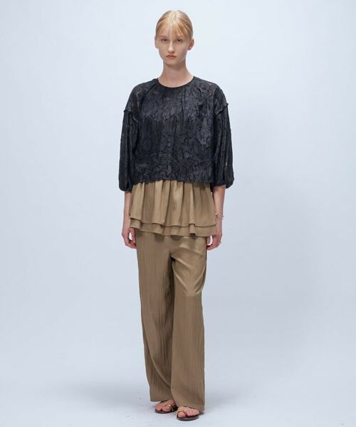 cloenc / クロエンス シャツ・ブラウス | 【手洗い可】ジャカード2wayブラウス | 詳細11