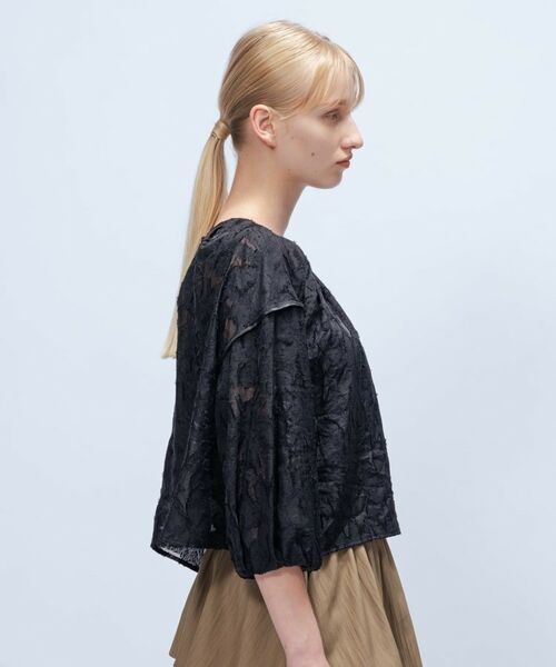 cloenc / クロエンス シャツ・ブラウス | 【手洗い可】ジャカード2wayブラウス | 詳細13