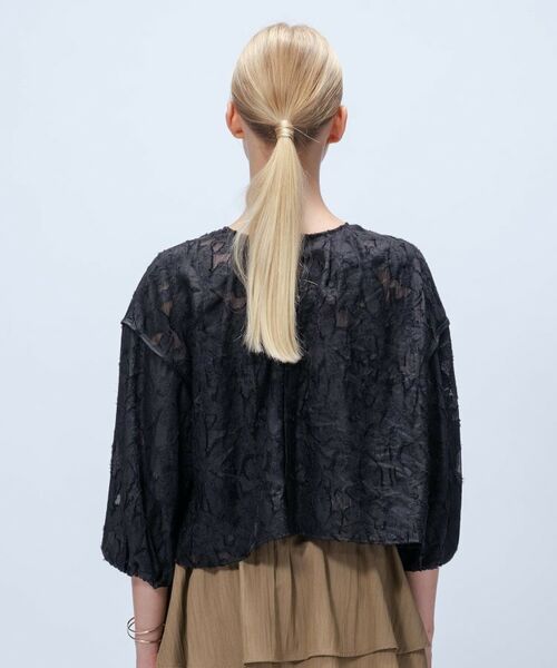 cloenc / クロエンス シャツ・ブラウス | 【手洗い可】ジャカード2wayブラウス | 詳細14