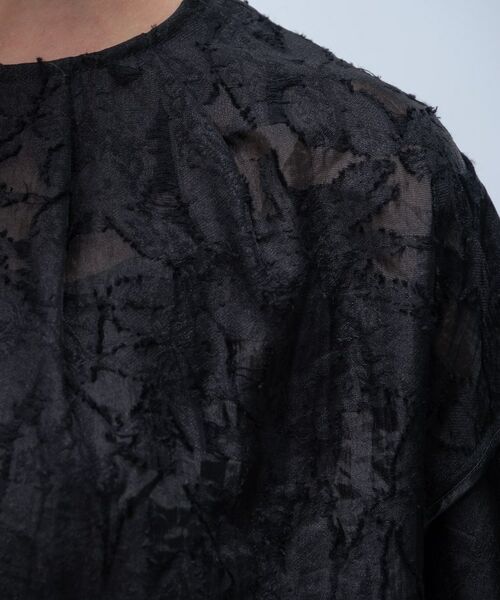 cloenc / クロエンス シャツ・ブラウス | 【手洗い可】ジャカード2wayブラウス | 詳細15