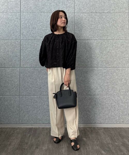 cloenc / クロエンス シャツ・ブラウス | 【手洗い可】ジャカード2wayブラウス | 詳細16