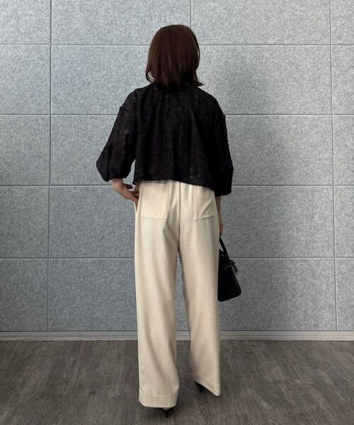 cloenc / クロエンス シャツ・ブラウス | 【手洗い可】ジャカード2wayブラウス | 詳細17