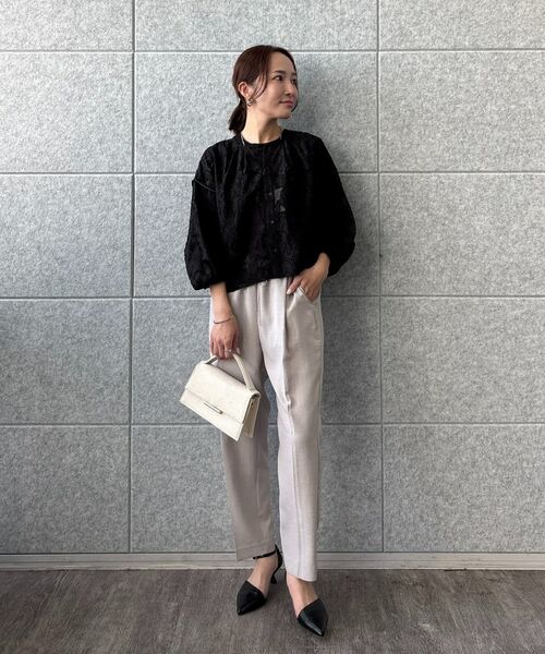 cloenc / クロエンス シャツ・ブラウス | 【手洗い可】ジャカード2wayブラウス | 詳細21