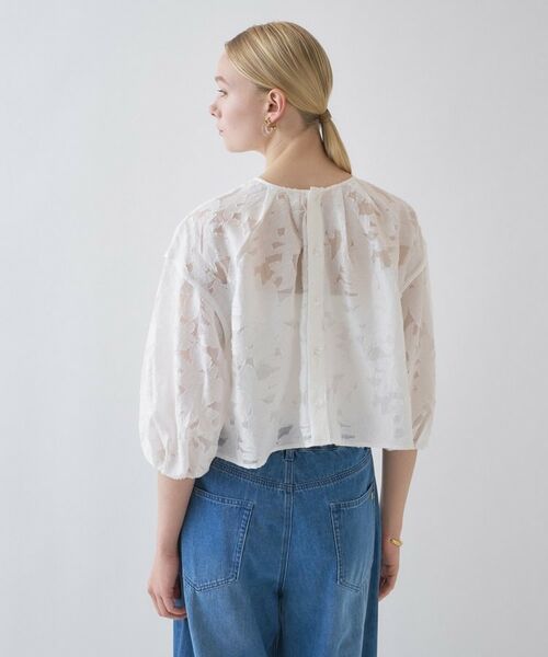 cloenc / クロエンス シャツ・ブラウス | 【手洗い可】2wayジャカードブラウス | 詳細24
