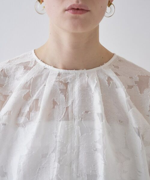 cloenc / クロエンス シャツ・ブラウス | 【手洗い可】2wayジャカードブラウス | 詳細25