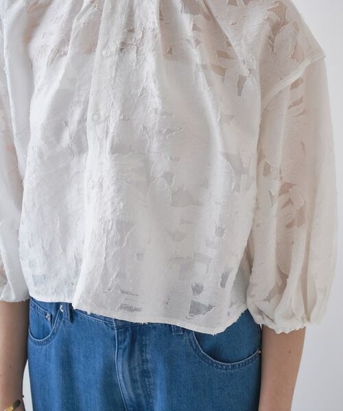 cloenc / クロエンス シャツ・ブラウス | 【手洗い可】2wayジャカードブラウス | 詳細26